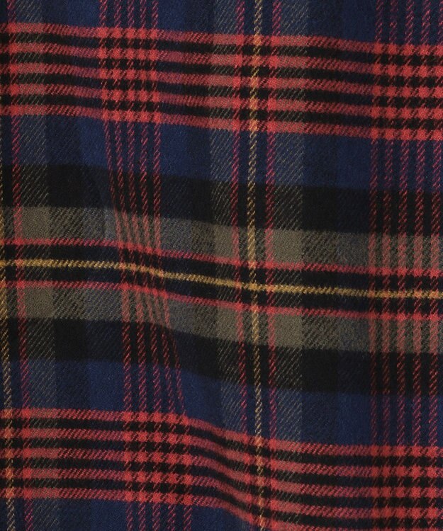 J.PRESS MEN マルチチェックコットンネルシャツ ネイビー系3