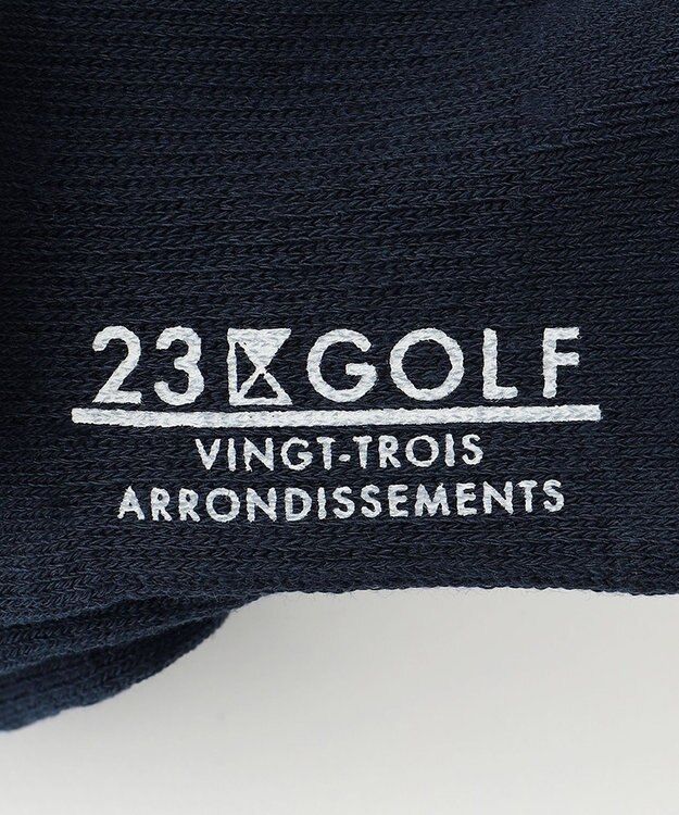 23区GOLF 【WOMEN】エンブレム ハイソックス ネイビー系
