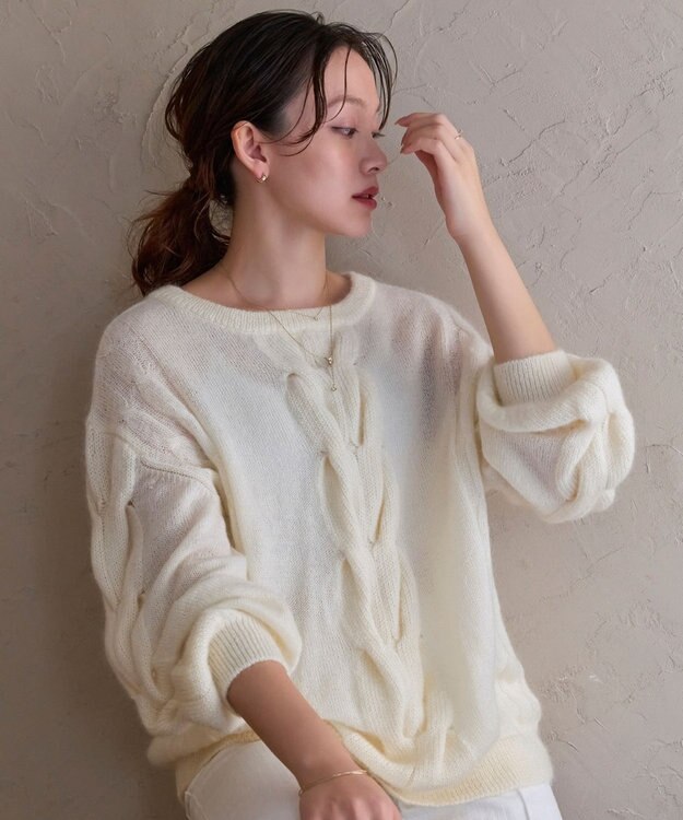 Phoebe 【金属アレルギー対応】ラディアンスビジューYラインネックレス　ゴールド ゴールド