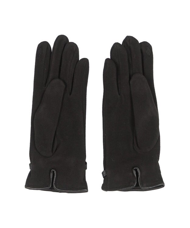 UNBILLION カシュネ cache nez / ビット金具付きジャージー手袋 ブラック