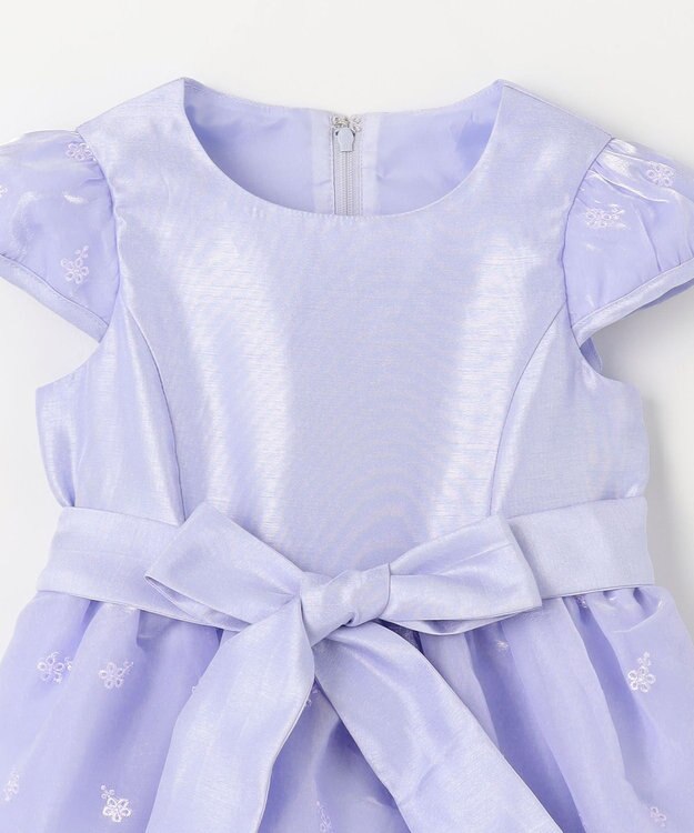 ANY KIDS バックサテンシャンタン ドレス サックスブルー