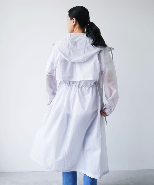 F/ACSION MATSU レインコート SILVER GRAY