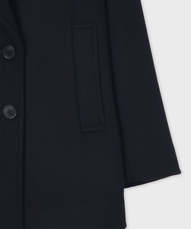 Paul Smith ウールカルゼ ショート ピーコート ネイビー