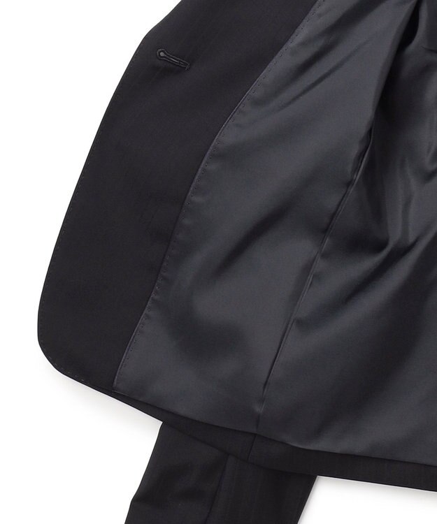 23区 【セットアップ対応】ファインネスウール 一つ釦 ジャケット ネイビーストライプ