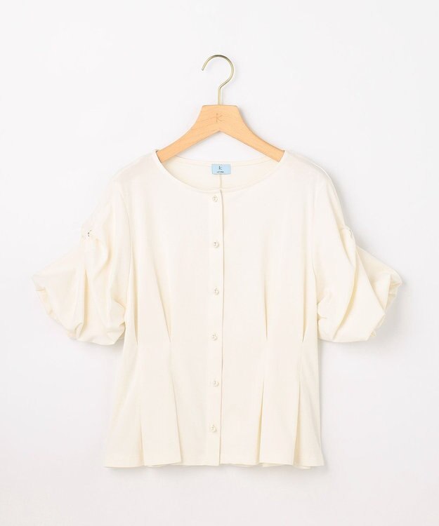 組曲 S 【美人LABコラボ】ビューティーファンクションジャージー パールコルセットトップス アイボリー系