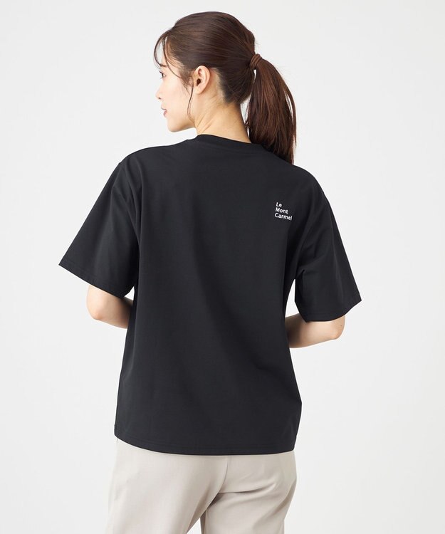 SHARE PARK LADIES 【UVカット・吸水速乾・ストレッチ・軽量 】ロゴポケットTシャツ（S・Mサイズ） ブラック系