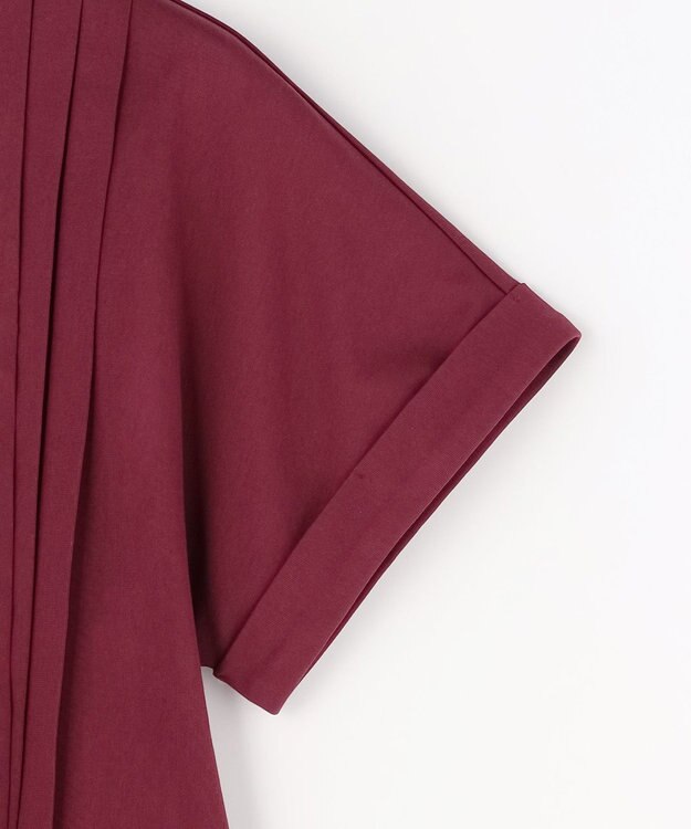 組曲 L 【先行予約】サマージャージーブラウスライク カットソー ガーネット系