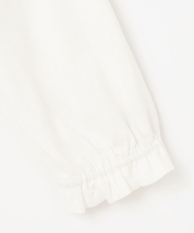 組曲 KIDS 【100㎝】プリーツカラー ブラウス オフホワイト系