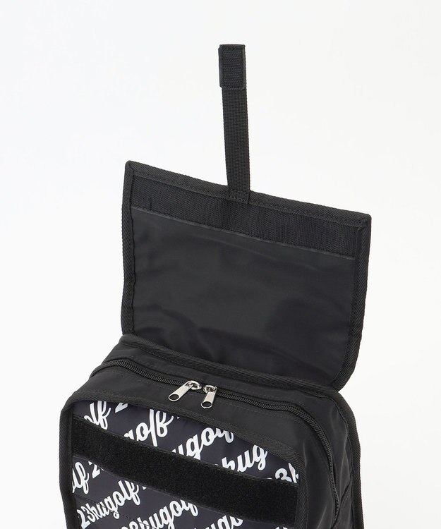 23区GOLF 【UNISEX】ランチの持ち運びにも使える保冷バッグ 収納時もかさばらない折り畳み仕様 ブラック系5