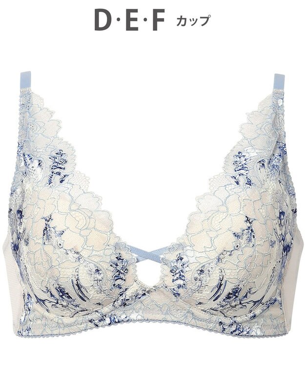 WACOAL 【重力ケアブラ】 ノンワイヤーブラ バストを重力から守る まる胸をキープ ラクなつけごこち Gカップまで対応 大きいサイズ レディース BXB194 /ワコール ホワイト系