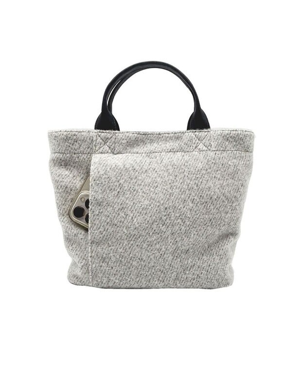 ROOTOTE 3653【2way】SC.スクエア.ウールムジ-A 01：アイボリー