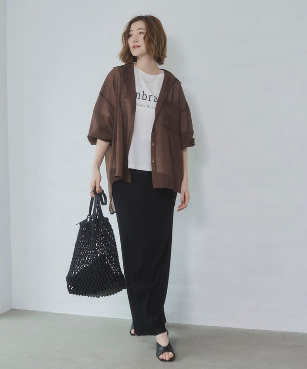 WEGO 【2026春夏新作】接触冷感プリントロゴT オフホワイト