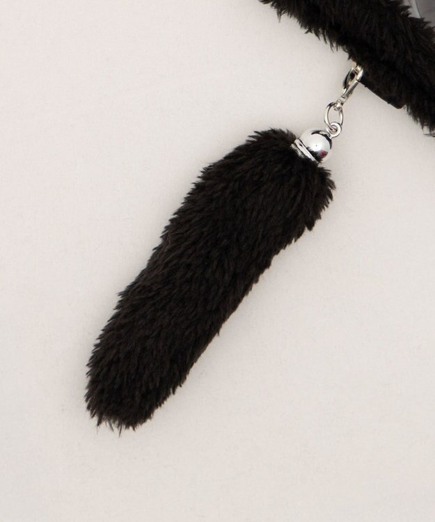 WEGO 【痛バ＆推し活グッズ】なりきりネコカードホルダーキーホルダー ブラック