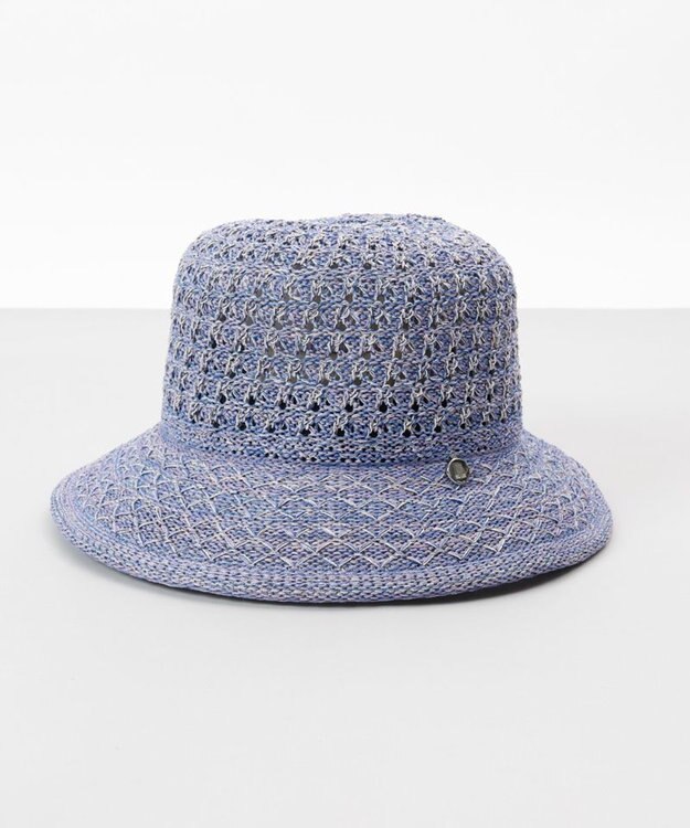 AURORA 【 LANVIN en Bleu （ランバン オン ブルー）】天然風サーモクロッシェハット パープル