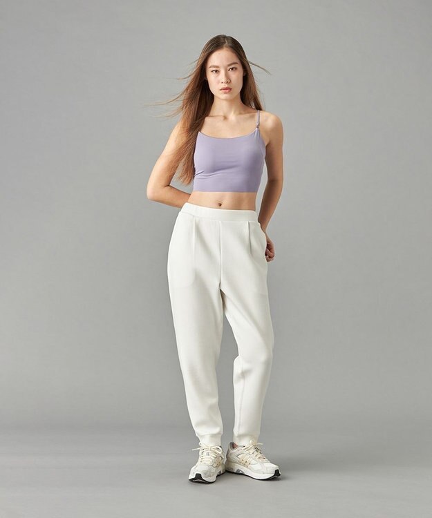 Chacott ダンボールジョガーパンツ オフホワイト