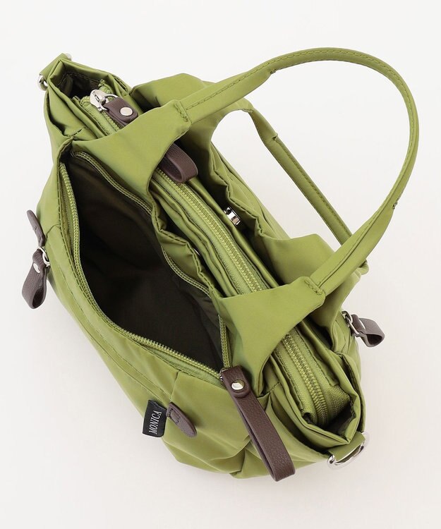 LA BAGAGERIE 【MONICA】ラウンド2WAYミニトートバッグ グリーン