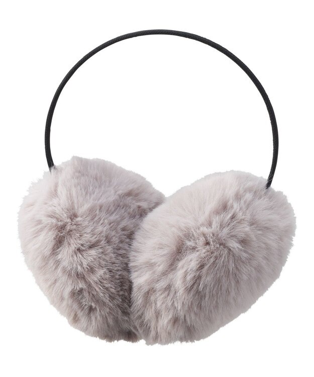 MOONBAT estaa イヤーマフラー ふわふわ モカブラウン