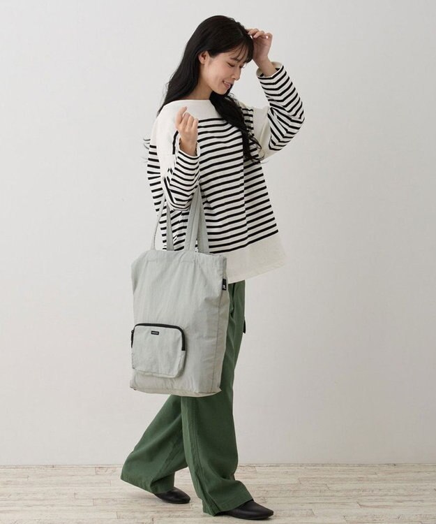 ROOTOTE 1315【撥水-コンパクト】SN.セオルーデルタ.パッカブル-B 02：グレー