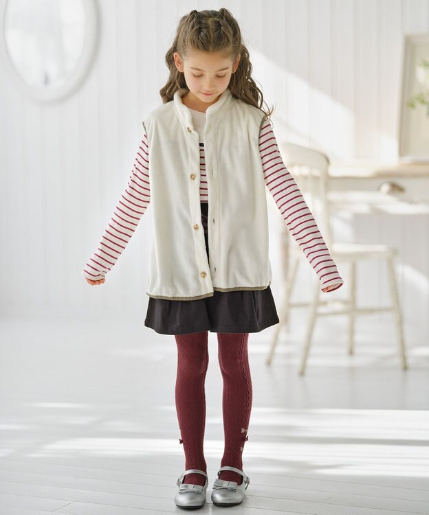 組曲 KIDS 【120-140㎝】3WAY モッズコート カーキ系