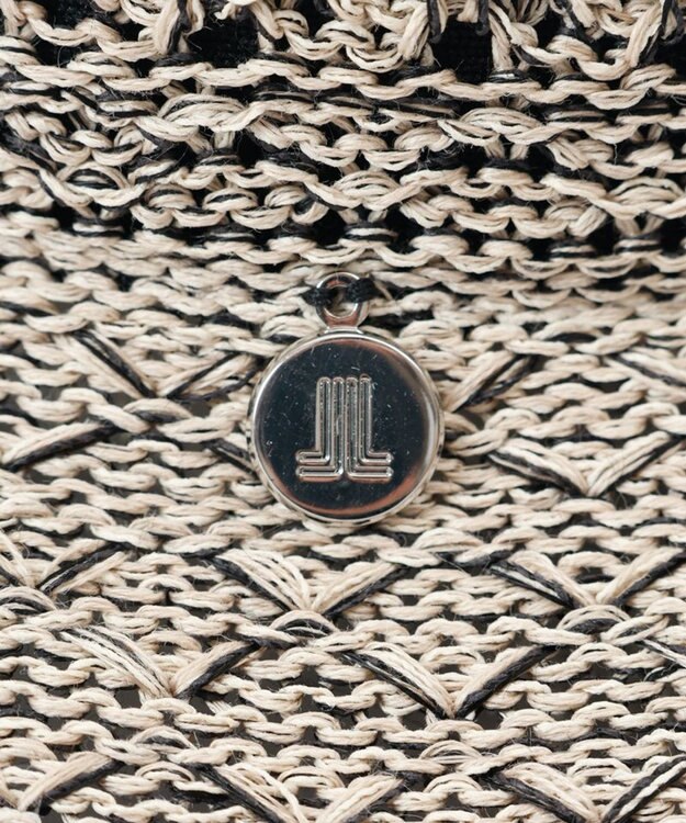 AURORA 【 LANVIN en Bleu （ランバン オン ブルー）】天然風サーモクロッシェハット オフホワイト