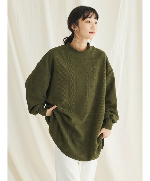 CRAFT STANDARD BOUTIQUE JQカットチュニック1 Khaki