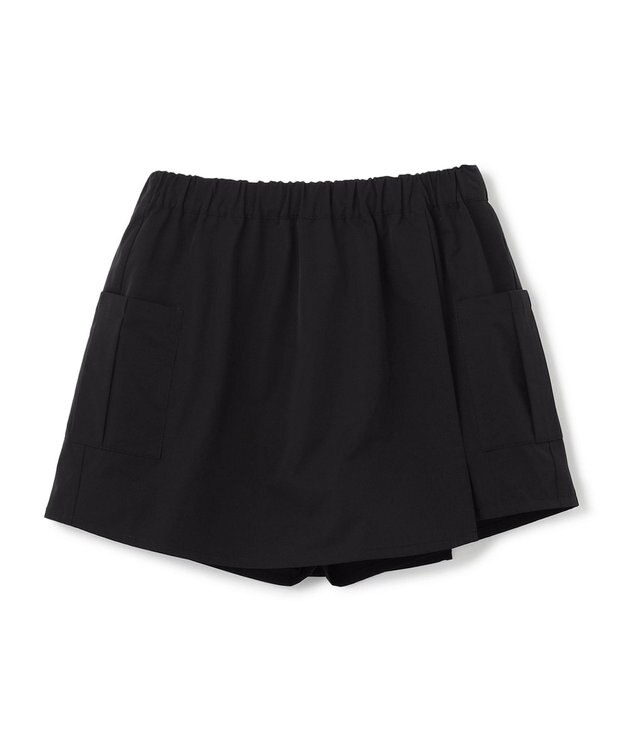 UNFILO 【110-150cm】FINE MOVE ラップキュロット ブラック