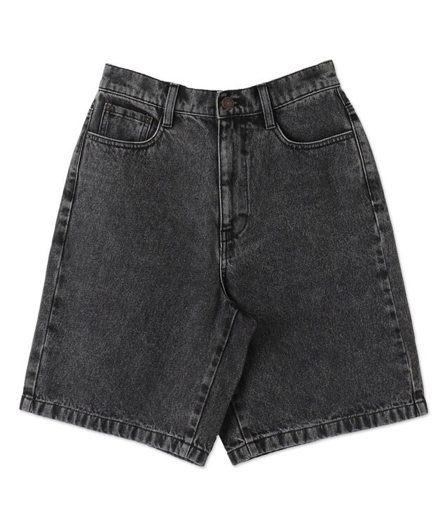 WEGO ヴィンテージウォッシュデニムハーフパンツ ブラックその他