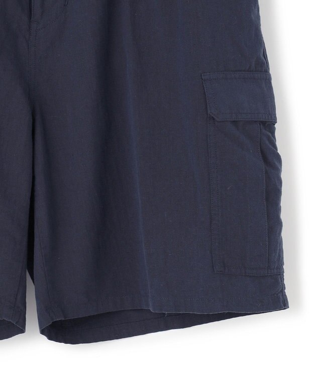 J.PRESS YORK STREET 【UNISEX】ハーフカーゴパンツ ネイビー系