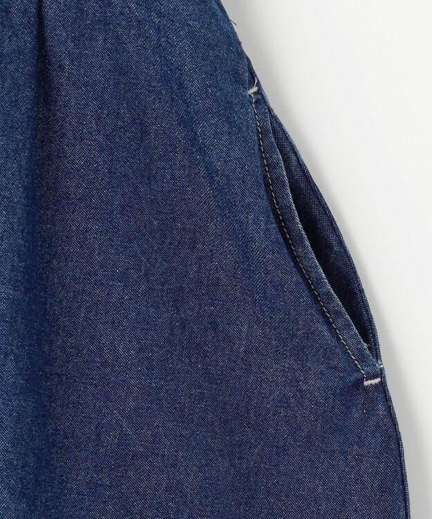 ANY KIDS デニムジャンパースカート ネイビー