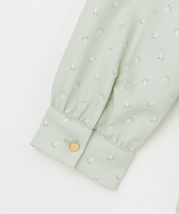 ANY SIS 【洗える】ボウタイ ブラウス ミント