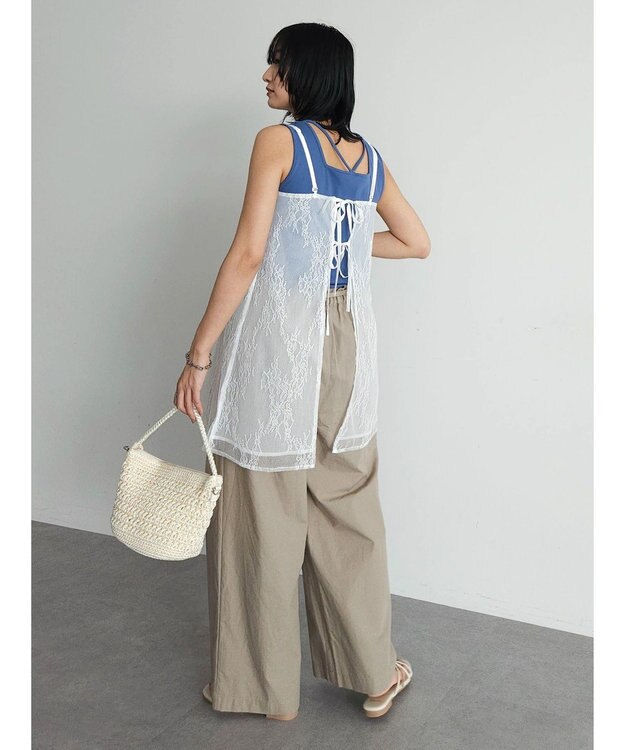 Green Parks ２ｗａｙ　巻きスカート（レース） Off White