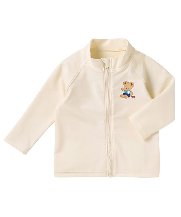 MIKI HOUSE HOT BISCUITS 【ミキハウス】【80-130cm】ラッシュガード アイボリー