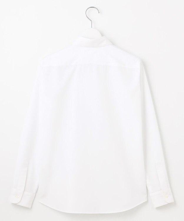 J.PRESS LADIES S 【リクルート対応】ホワイトブロード シャツカラーブラウス ホワイト系