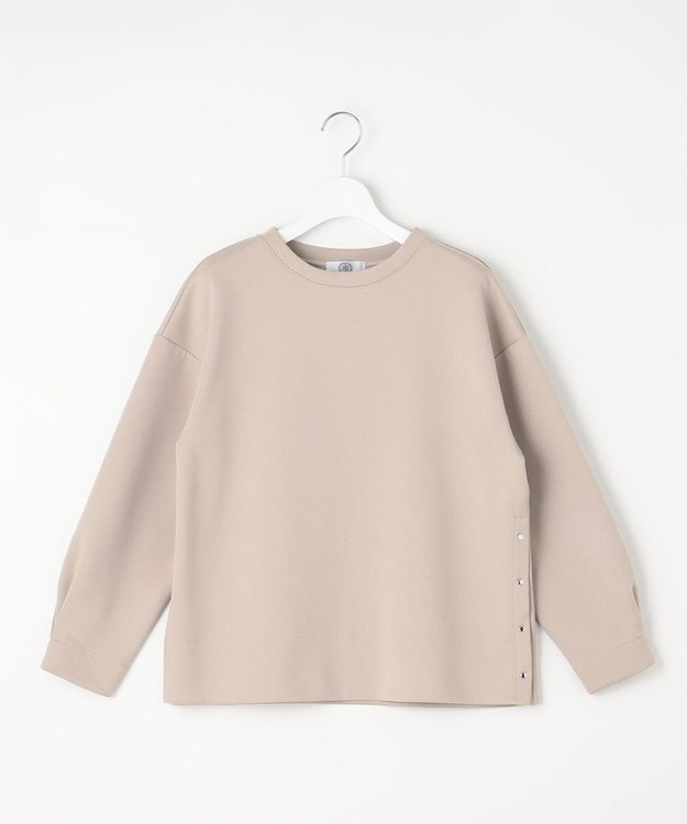 J.PRESS LADIES 【WEB限定】ダンボールニットジャージー カットソー ライトグレー系