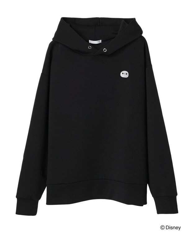 Green Parks ベイマックス／ワンポイントワッペンパーカー Black