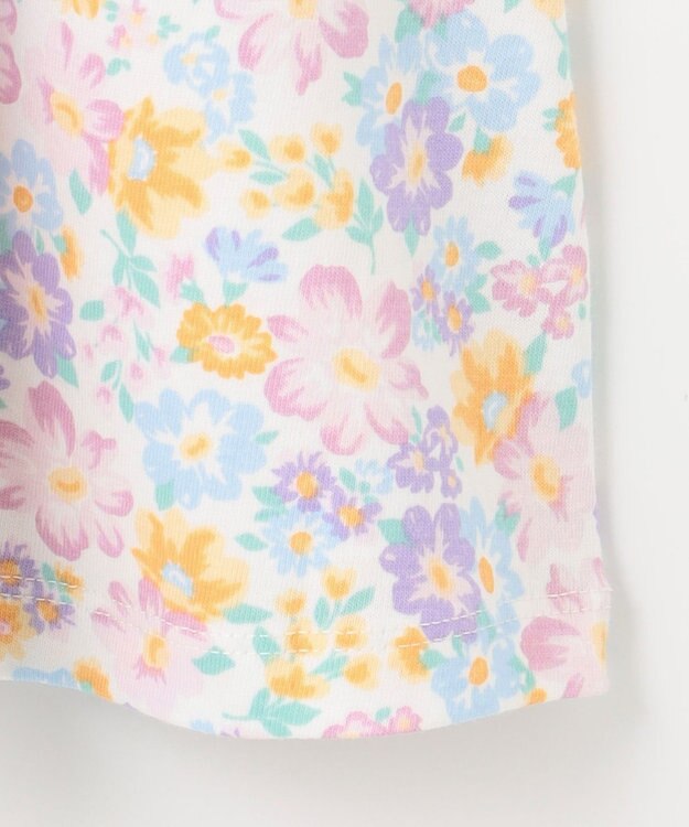 ANY KIDS カットソー  サマー ワンピース ピンク系花柄