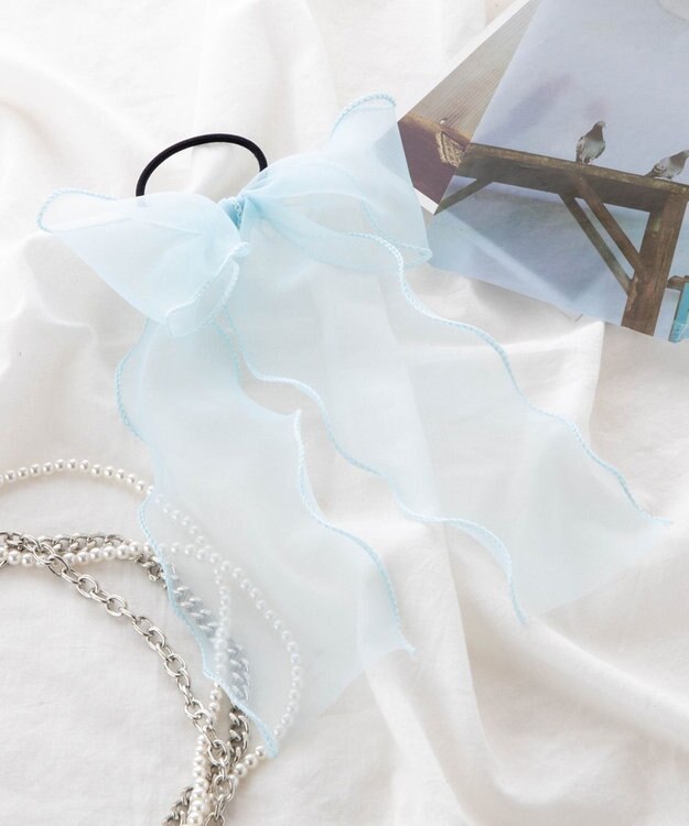 WEGO スケリボンゴム サックス