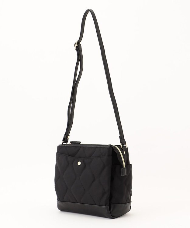 LA BAGAGERIE 【MONICA】キルティングショルダーバッグ ブラック