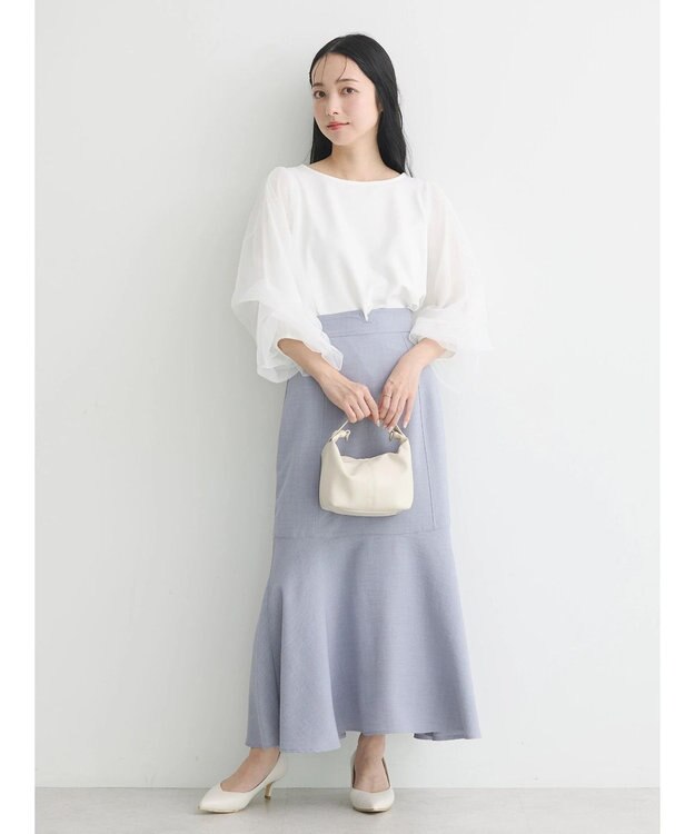 earth music&ecology キラキラストーンプルオーバー Ivory