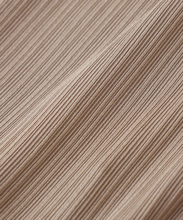 earth music&ecology フロントボタンドッキングワンピース Pink Beige