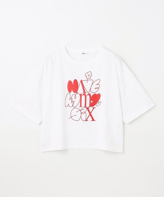 NAVE プリントTシャツ ホワイト系