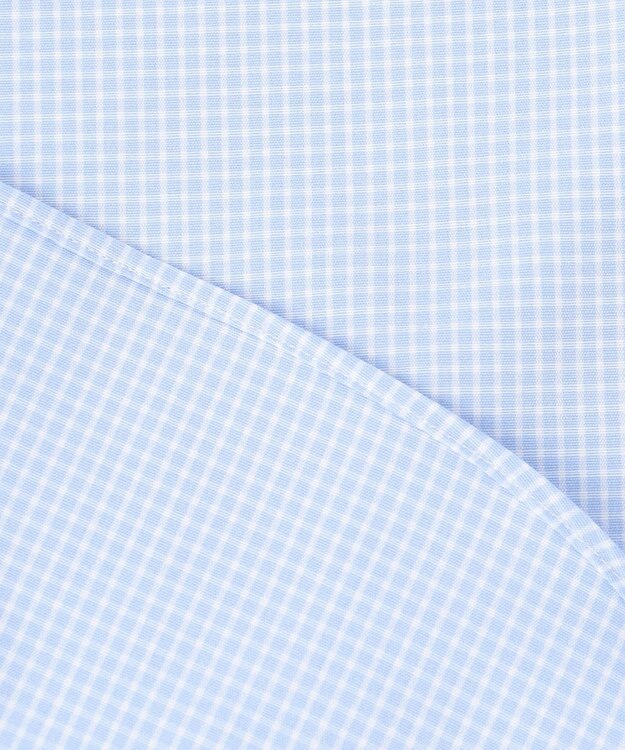 J.PRESS MEN 【Single Needle Tailoring / 形態安定】ミニギンガムチェック シャツ / B.D. サックスブルー系3