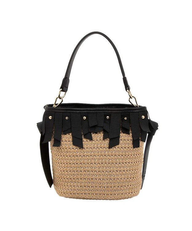 LANVIN en Bleu マリエル ハンドバッグ ブラック