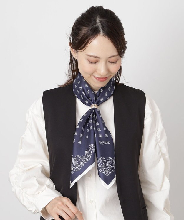 MOONBAT Luna Luce(ルナルーチェ)スカーフリング Pave Setting パヴェセット お手持ちのスカーフを通すだけ ギフト ゴールド