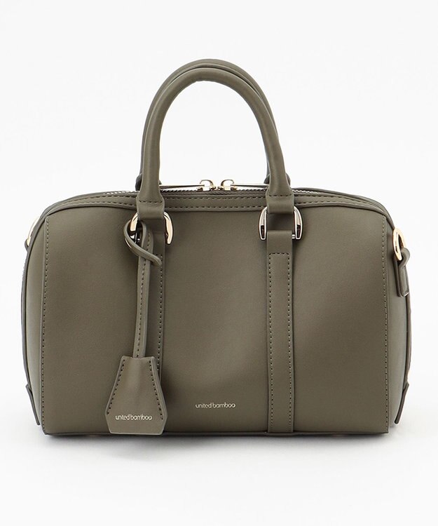 united bamboo ミニボストン カーキ系