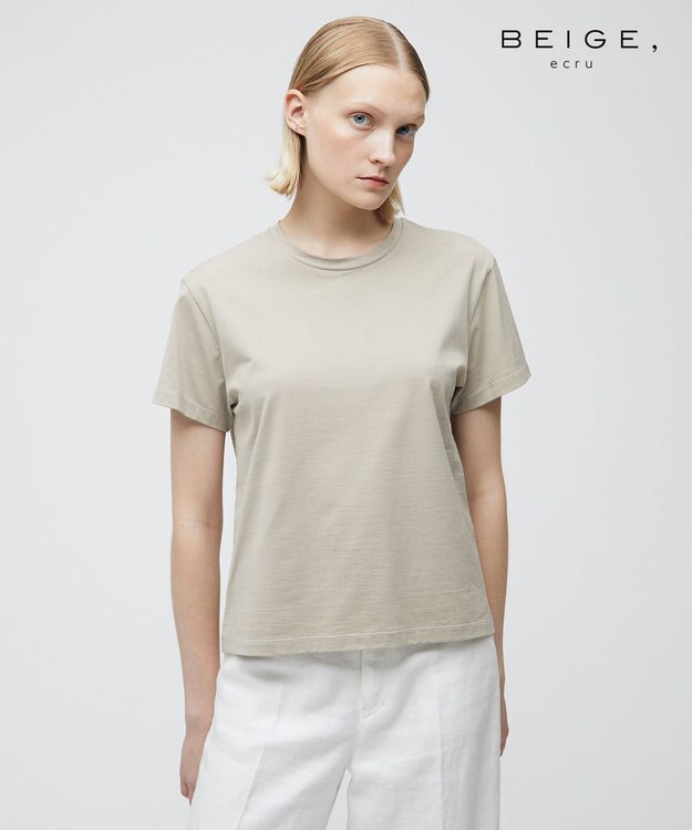 BEIGE， MURBERRY / カットソー Sand×White