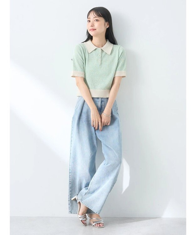 earth music&ecology ループヤーンプルオーバー Mint