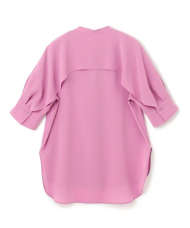 BEIGE， 【S-size】HYACINTH / スタンドカラーブラウス ピンク系
