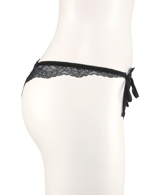 San-ai Resort（三愛水着楽園） エレガントコレクション【2503】デザインTショーツ ブラック