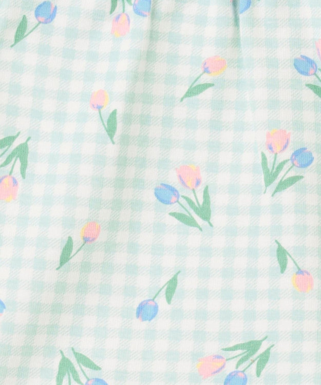 ANY KIDS 一分丈 スパッツ ギンガムチューリップ